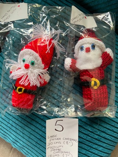 Two father christmas - two,