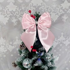 Christmas tree bow topper