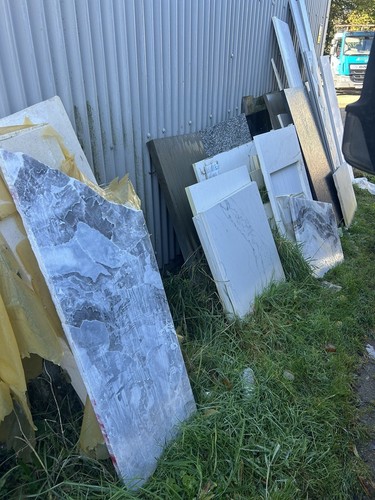 Granite off cuts fireplace - granite,