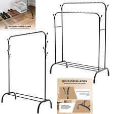 DAYPLUS Multiple Uses Clothes Rail Garment Coat Hanging Display Stand Shoes Rack