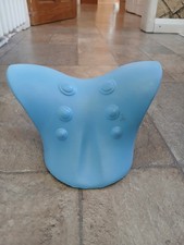 Neck Shoulder Relaxer Pain Relief Support Cushion Pillow Blue Green Teal Therapy