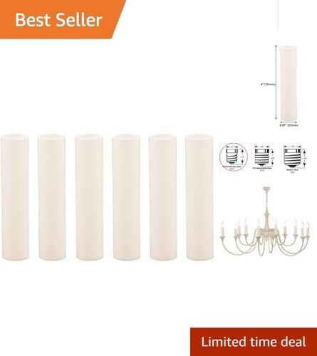 Chic cream plastic candle - chic,