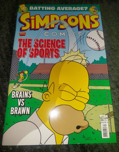 Simpsons comics issue 93 - simpsons, uk