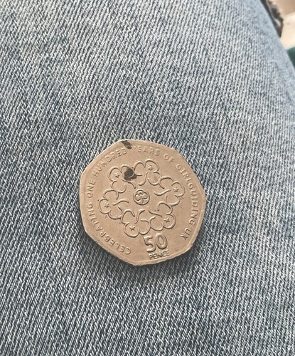 50p 2010 celebrating 100 - 100, years