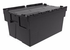 Attached Lid Tote Box - L 60 x