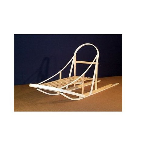 Slider dog sled wooden wood - sled,