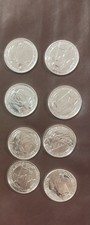 8x 1 oz .999 Silver Britannia