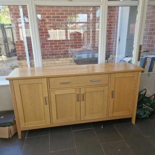 Solid oak sideboard - solid,