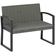 Outsunny 2 Seater Rattan