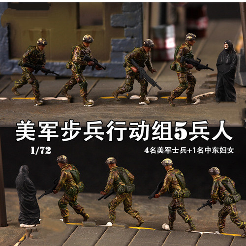 Handmade arab soldiers - handmade, 1/72