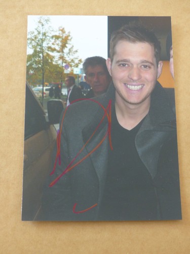 Michael buble signed autograph - buble,