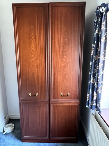 Plan mahogany wardrobe - plan,