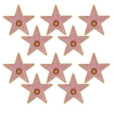 10 MINI HOLLYWOOD STAR AWARD NIGHT CUTOUTS PARTY DECORATION