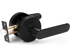 PinLin 6 Pack Matte/mat  Black Passage Door handle Lever Interior