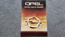 OPEL ASCONA MANTA REKORD RANGE SALES BROCHURE 1979
