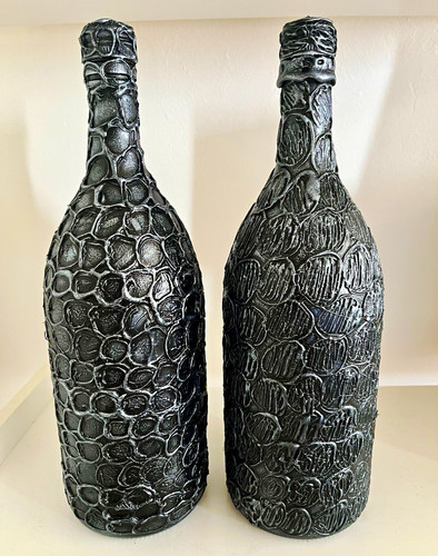 Decorative glass bottles set - decorative,
