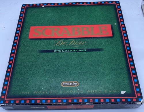 Scrabble deluxe board game - deluxe,