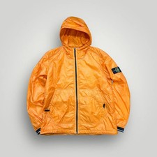 Stone Island Orange Hooded Jacket XXL Polyamide Primaloft Warm Pockets