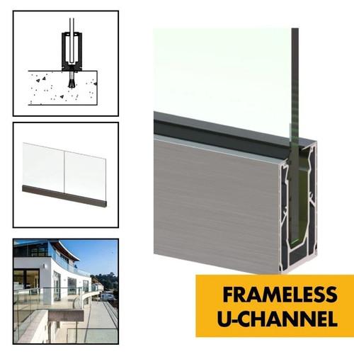 Frameless glass balustrade - frameless,