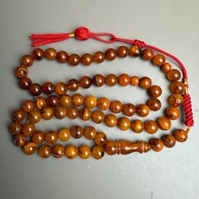 Handmade Antiq Amber Misbaha