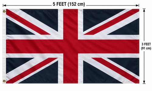Sewn union jack flag - union,