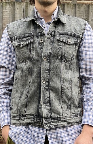 Topman denim vest - topman,