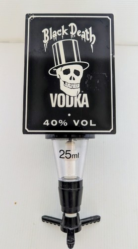 Black death vodka bar optic - death,