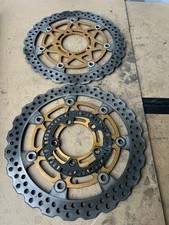Genuine Kawasaki ZX6R 636 Pair of front wheel brake discs 2013 to 2023