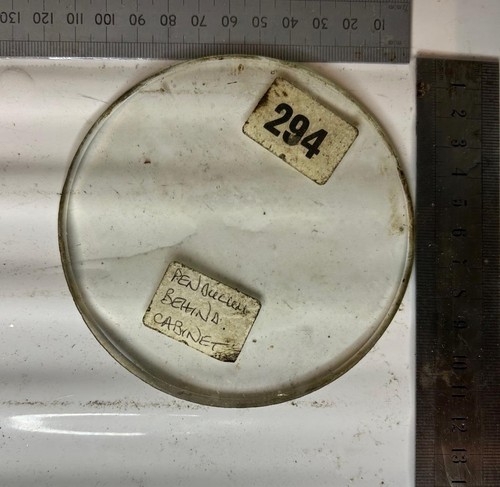 Vintage circular flat bevelled - vintage,