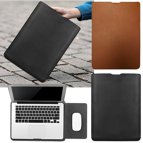 Leather slim sleeve - pu, laptop