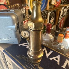 Solid Brass Norgren Pressure Fire Brigade Hydrant hose brigade vintage mancave