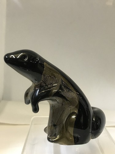 Studio glass paperweight - glass,