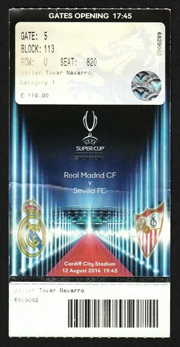 Ticket 2014 real madrid - |,