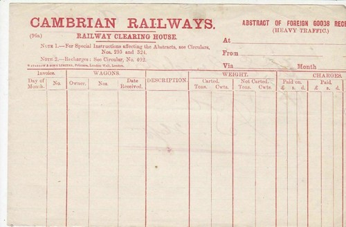 Cambrian railways abstract - railways,