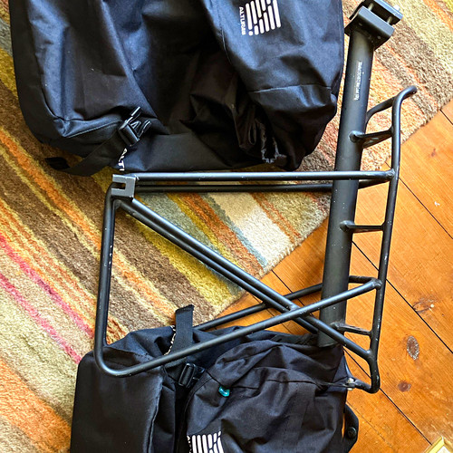 Altura rear pannier set black - pannier,