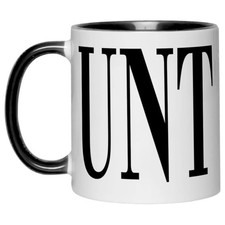 Unt mug with handle funny - with,