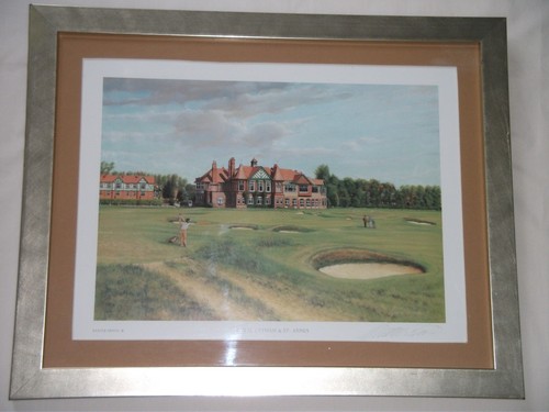 Framed signed baxter print - framed, –