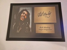 Bob Marley Signed Reproduction