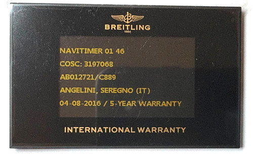 Breitling genuine year - breitling, 5-year