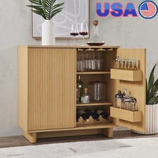 Lillian Fluted Bar Cabinet