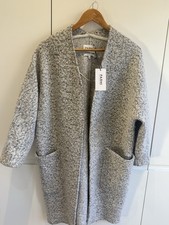Nicole Farhi Gorgeous Grey Wool Mix Oversized Coat Dec 2024 Hardly Worn. Size 10