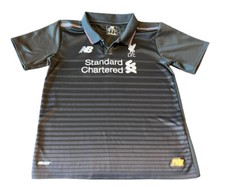 Liverpool FC Black Third Shirt/Top (2015-2016) 6-7 Years