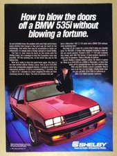 1987 Dodge Shelby Lancer vintage print Ad