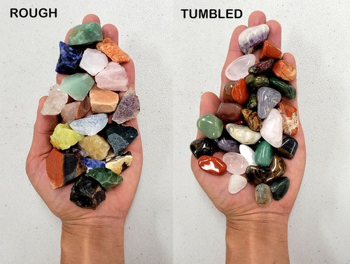 Rough tumbled crystals mix - crystals,
