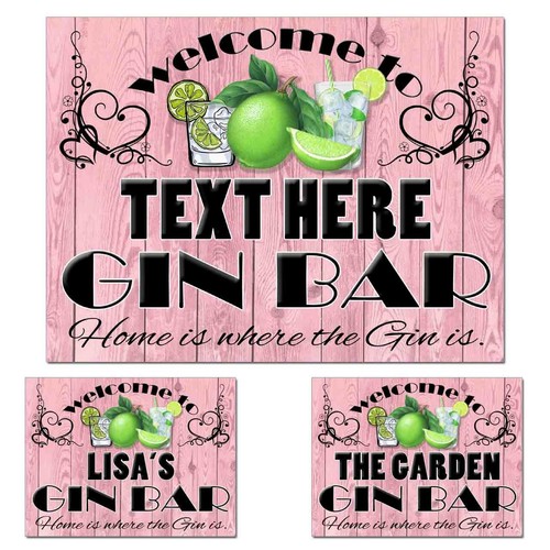 Home bar personalised sign - home,