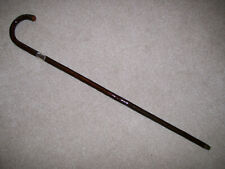 Elegant Walking Cane Stick Silver Hallmarked Collar Birmingham (30)