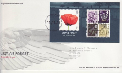 Stamps first day cover - day, lest