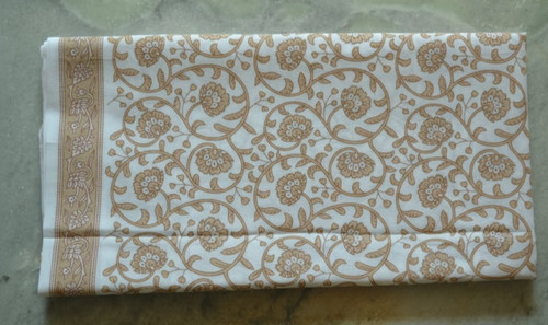100 cotton white beige hand - beige,