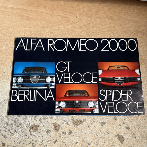 Alfa romeo 2000 range - romeo,