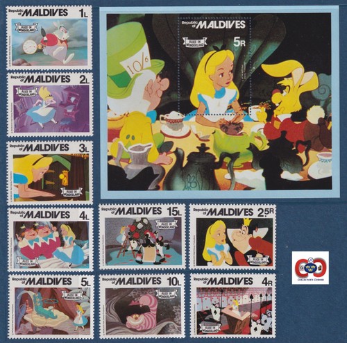 Disney stamps maldives - stamps, 1980